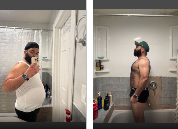 Original client progress comparison